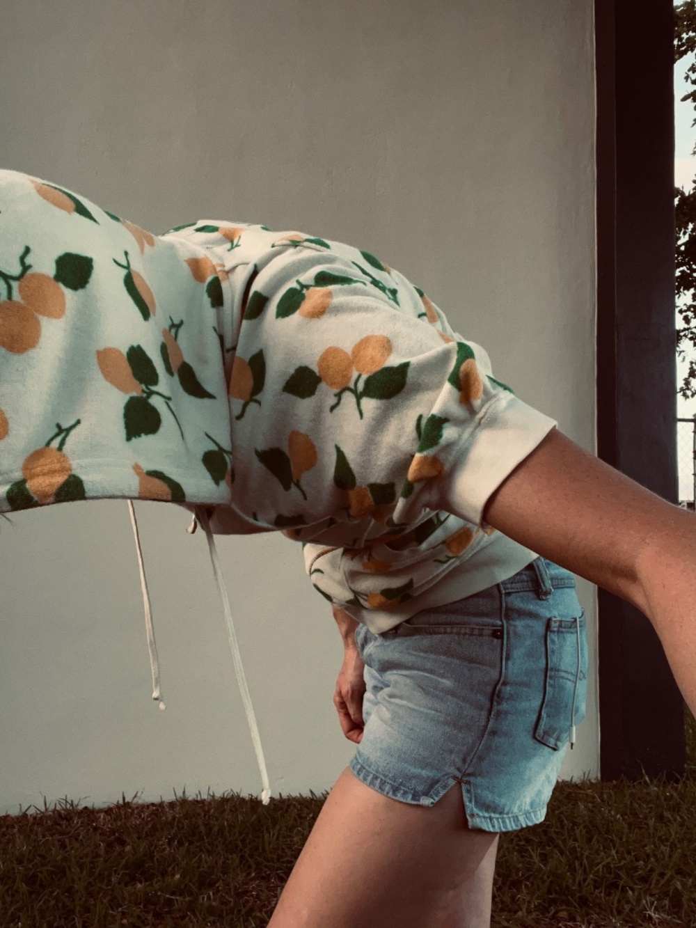 Short Sleeve Zip Up Hoodie